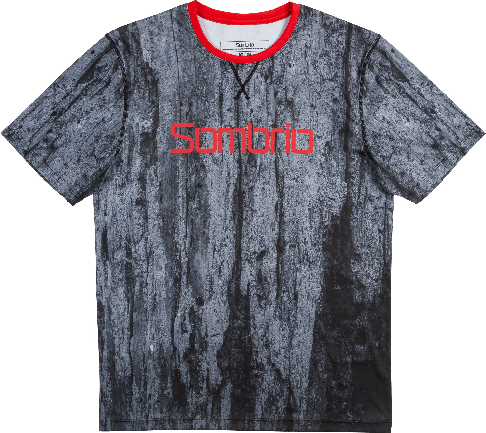 Sombrio 2019 Renegade Jersey, Forest Bark Print - All Seeing Eye Tshirt Clipart (2400x3394), Png Download
