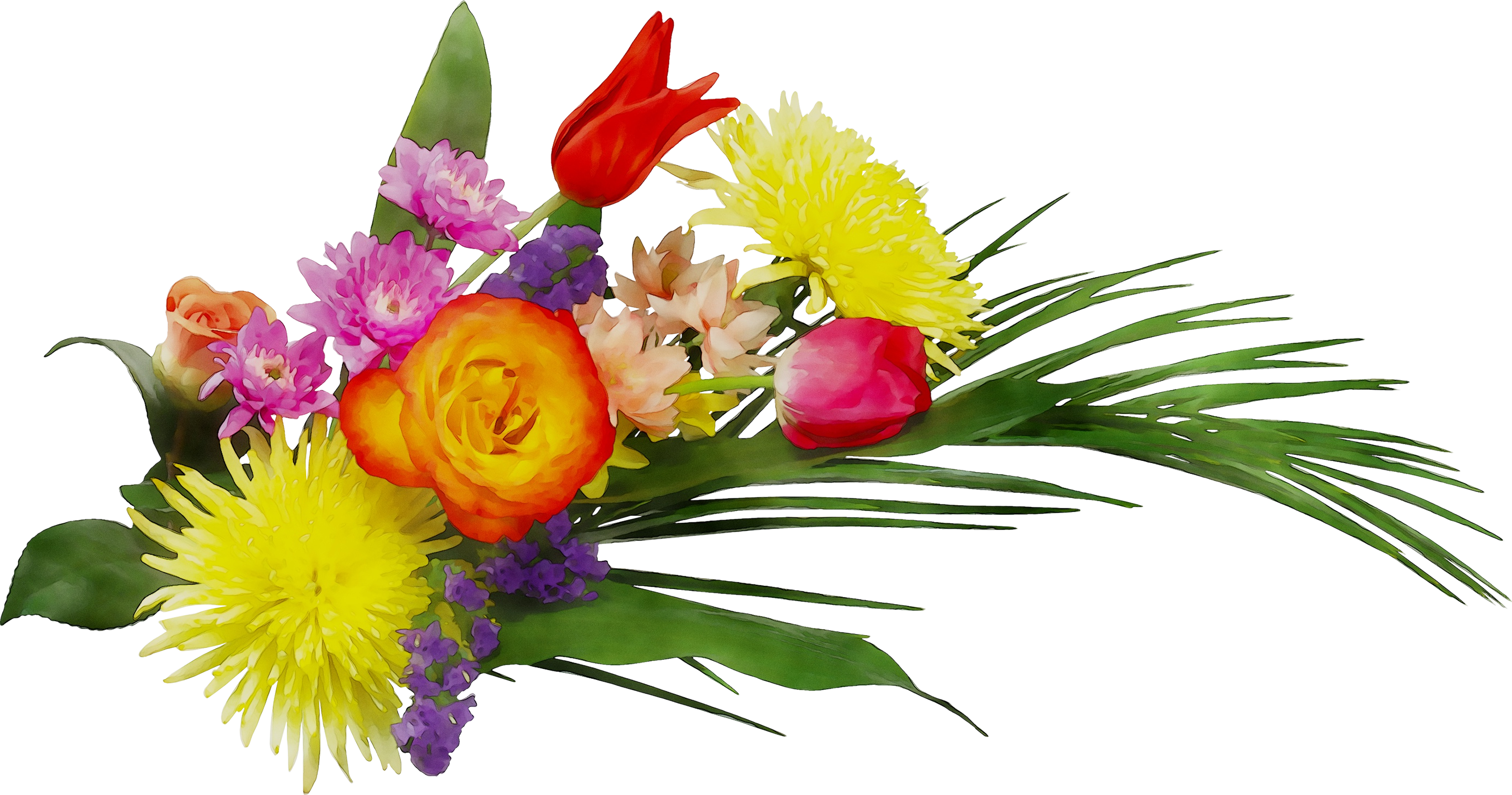 Greeting Anniversary Note Floral Birthday Design Cards - Greeting Card Clipart (3142x1653), Png Download