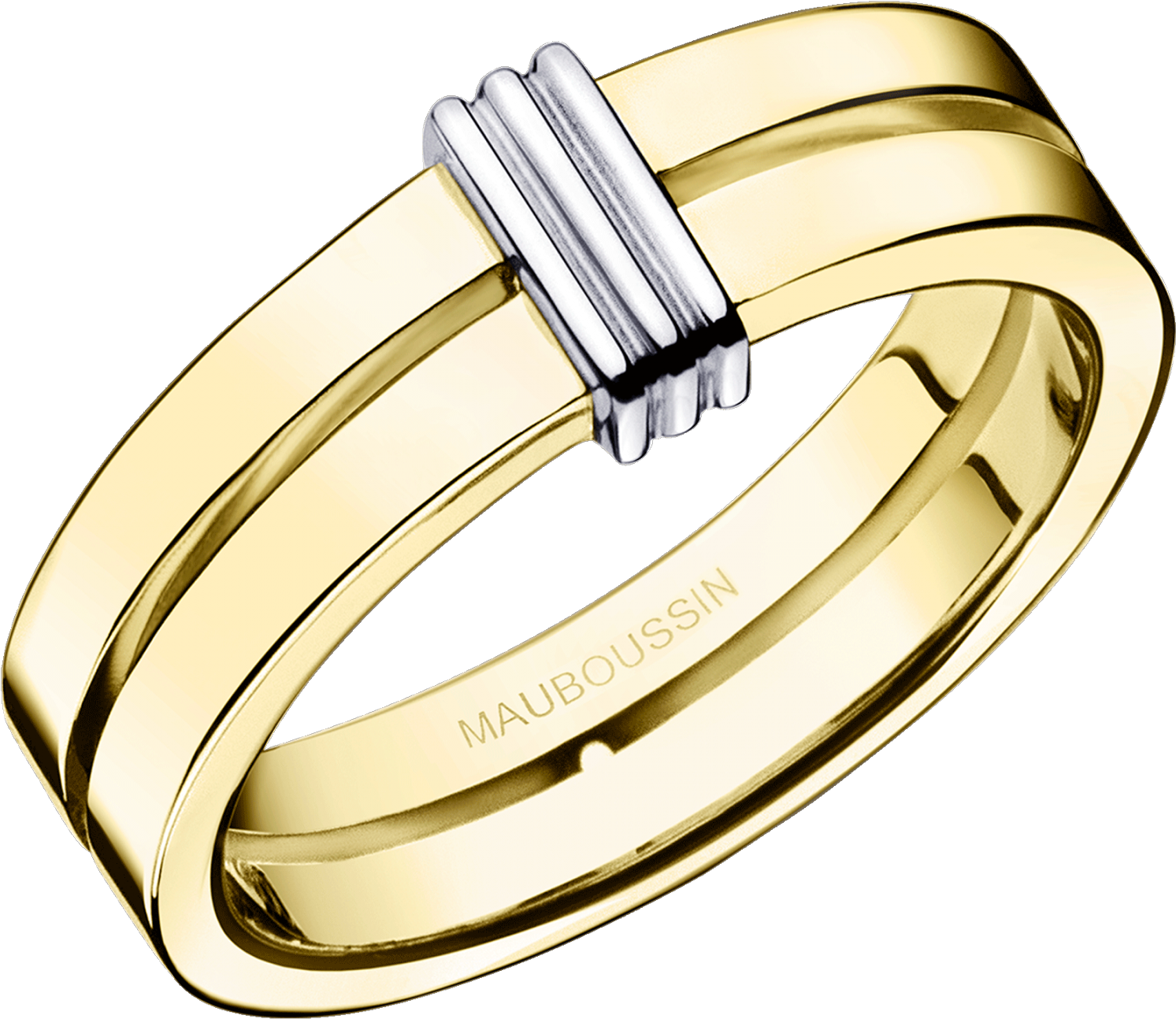 Subtile Eternité Wedding Band, Yellow Gold - Wedding Ring Clipart (1800x1800), Png Download