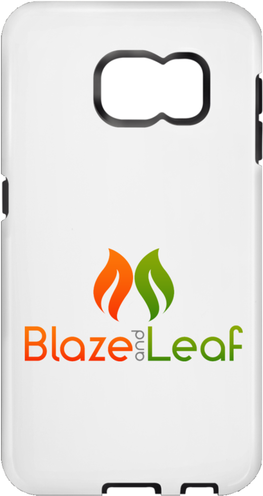 Blaze And Leaf Logo Samsung Galaxy S6 Tough - Samsung Clipart (1024x1024), Png Download