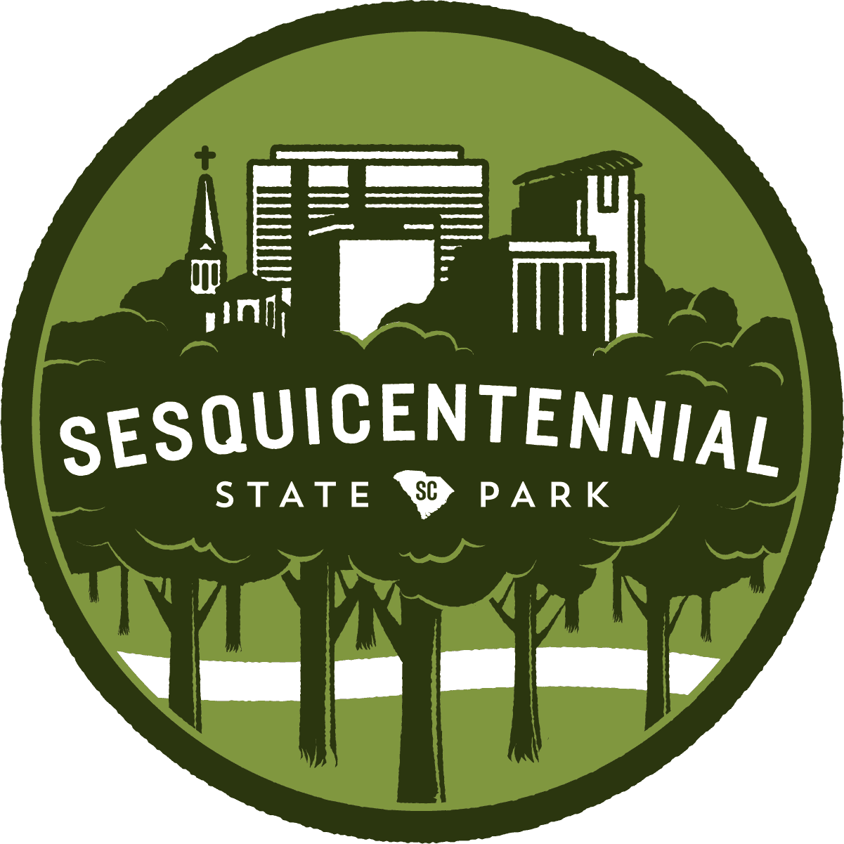 Park Logo - Sesquicentennial State Park Clipart (1201x1201), Png Download