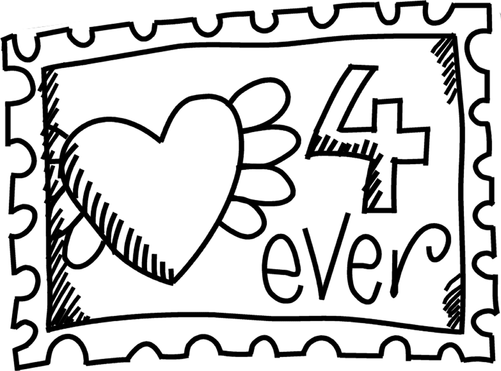 Scribbles Designs F - Heart Clipart (979x724), Png Download