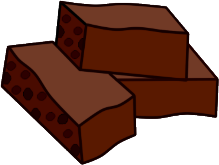 Brownies Clipart - Chocolate Brownies Clipart - Png Download (800x800), Png Download