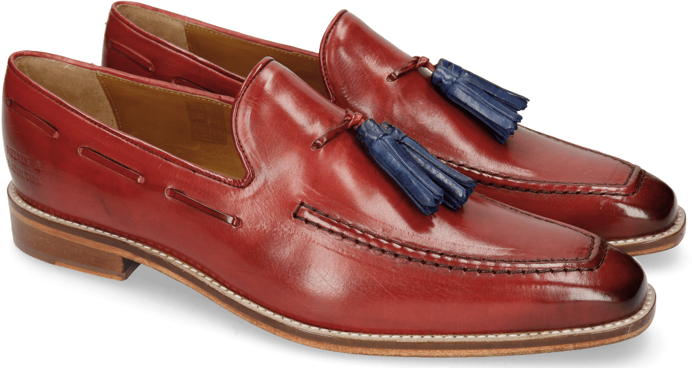 Loafers Leonardo 1 Fiesta Tassel Electric Blue - Melvin & Hamilton Clipart (1024x1024), Png Download