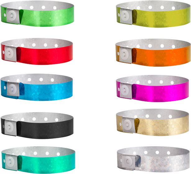 Transparent Plastics Holographic - Bracelet Clipart (662x570), Png Download