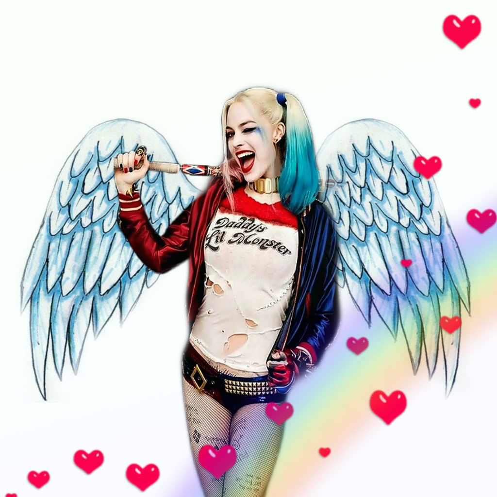 #harleyquinn #joker #suicidesquad #dc #heart - Harley Quinn Png Transparent Clipart (1024x1024), Png Download