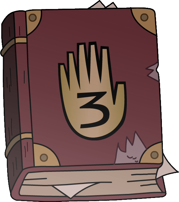 This Is Journal 3, Part Of A Set Of Books That Tell - Journal Gravity Falls Clipart (576x650), Png Download