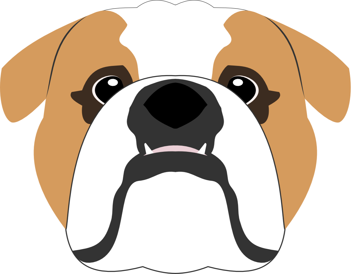Beagle Vector Pug - Bulldog Ingles Vector Png Clipart (1142x890), Png Download