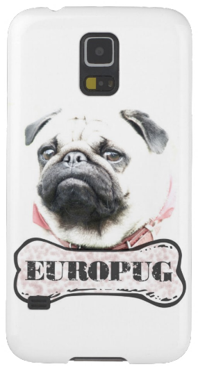 Europug Brutal Face Samsung Galaxy S5 Case - Pug Clipart (615x615), Png Download