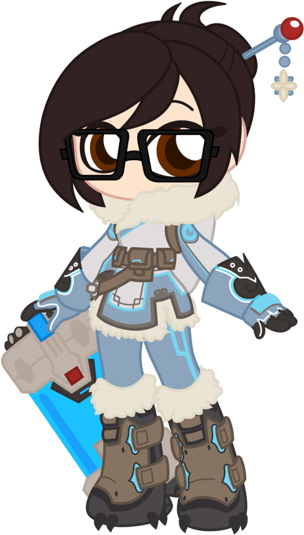 Overwatch By Reikosketch - Overwatch Mei Cartoon Transparent Clipart (698x1144), Png Download