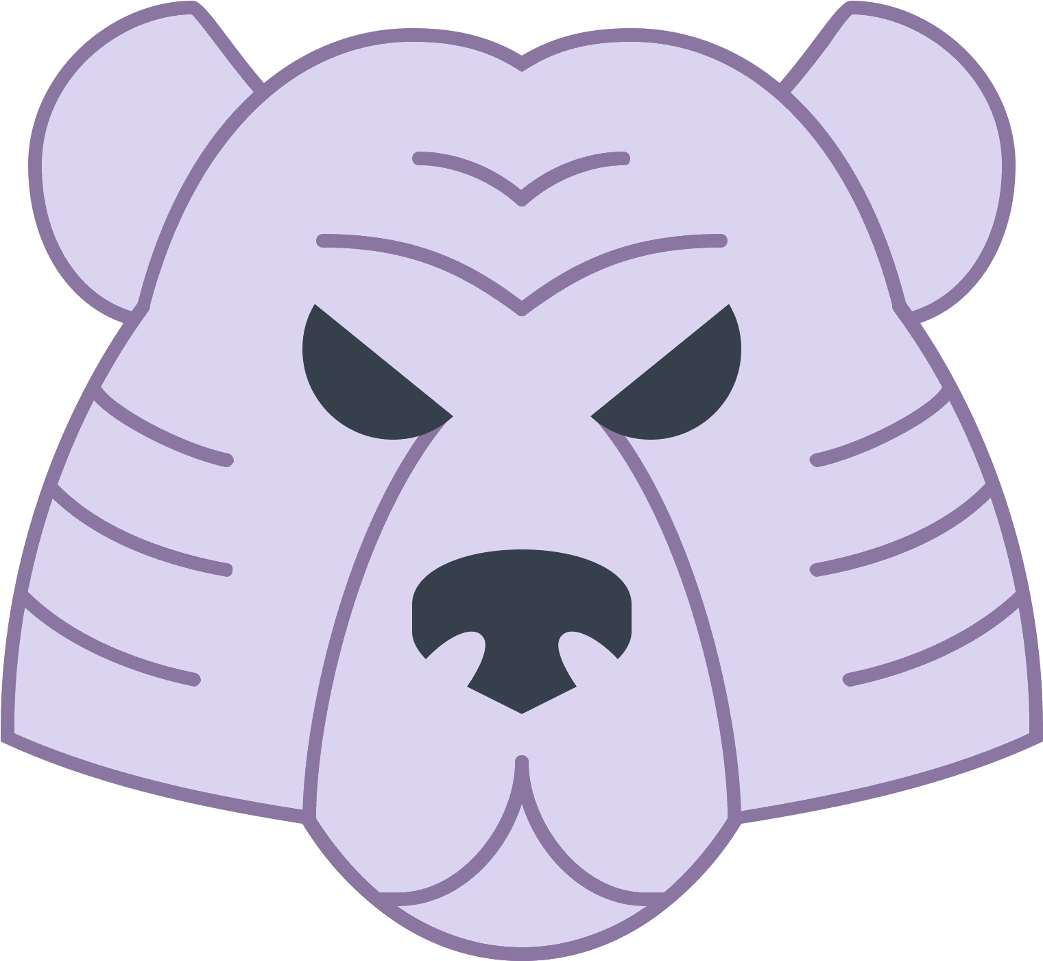 Vector Scratch Tiger Stripes - Illustration Clipart (1600x1600), Png Download