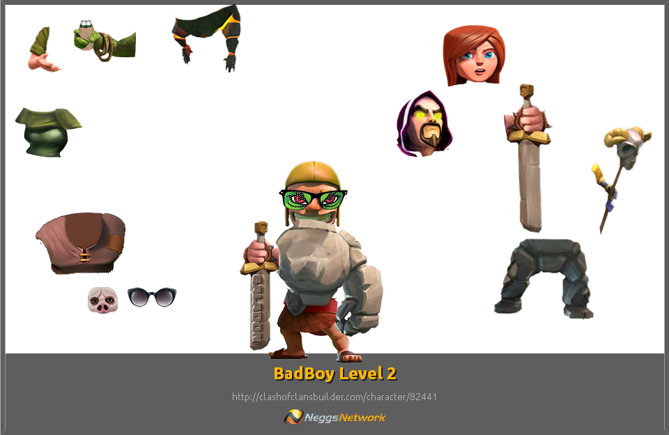Clash Of Clans , Png Download - Cartoon Clipart (960x624), Png Download