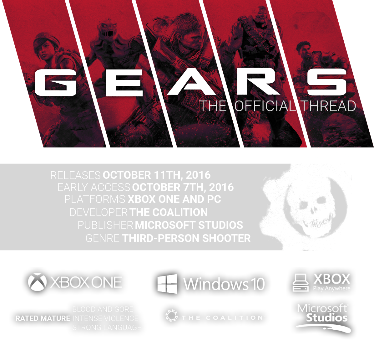 Gears Of War 4 - Gears Of War 3 Clipart (1200x1100), Png Download