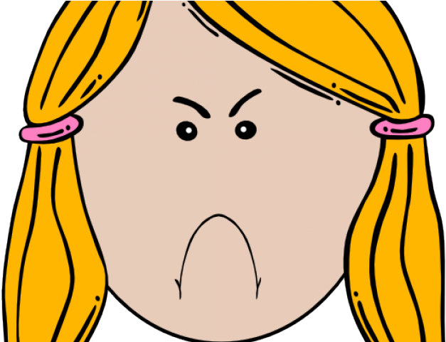 Mad Cartoon Faces - Face Clip Art Black And White - Png Download (640x480), Png Download