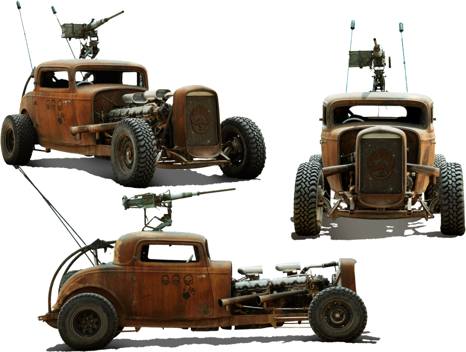 Mad Max's Fury Road Vehicle Lineup Is The Stuff Of - Elvis Mad Max Fury Road Clipart (933x704), Png Download