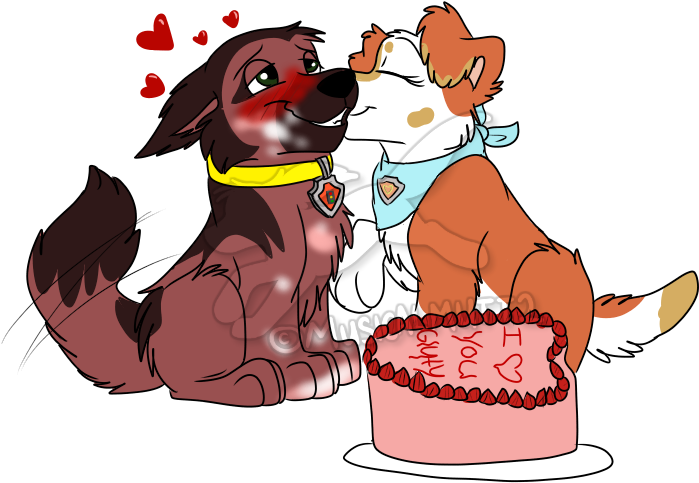 Sweet Kisses , Png Download - Cartoon Clipart (699x483), Png Download