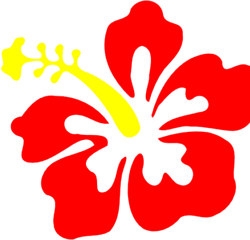 Jamaica Clipart Lei Flower - Hibiscus Clip Art - Png Download (640x480), Png Download