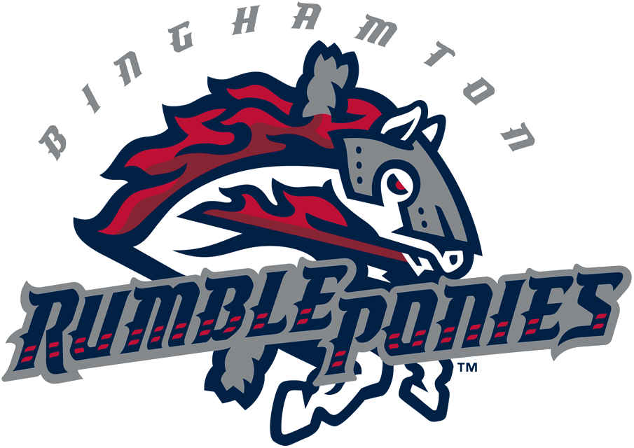 Binghamton Rumble Ponies Logo Eastern League - Binghamton Rumble Ponies Logo Clipart (905x640), Png Download