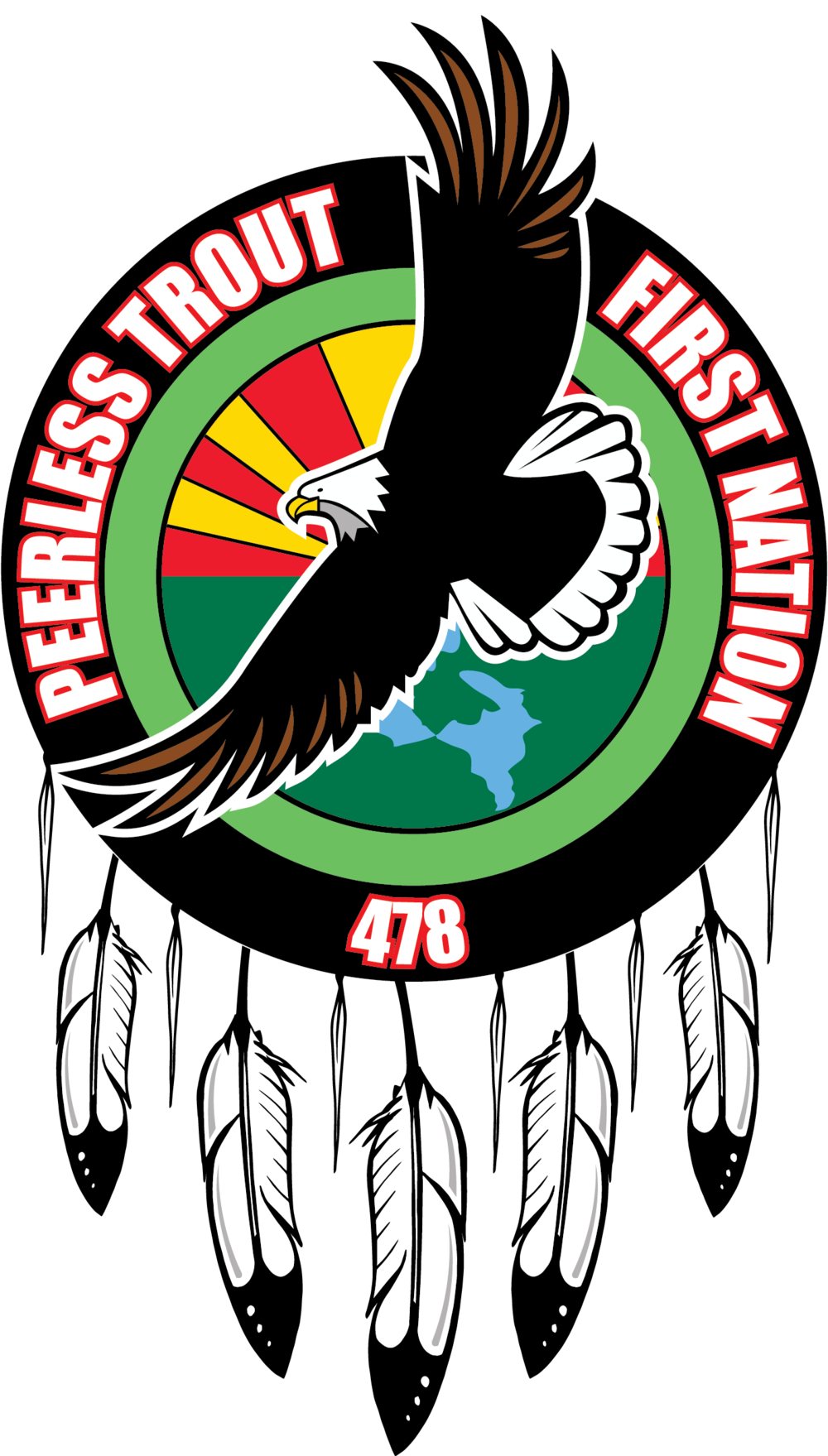 Peerless Trout First Nation Clipart (1000x1759), Png Download