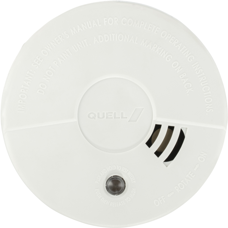 9v Photo Electric Smoke Alarm With Test And Hush - Circle Clipart (800x800), Png Download