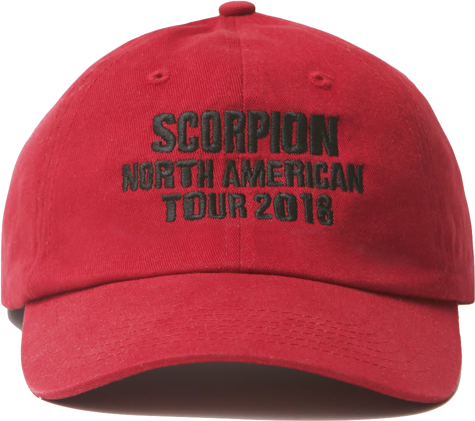 Authentic Scorpion Tour Hat Transparent Background - Baseball Cap Clipart (1031x914), Png Download