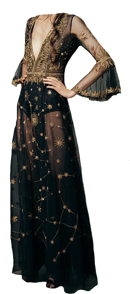 Gown Clipart (640x1025), Png Download