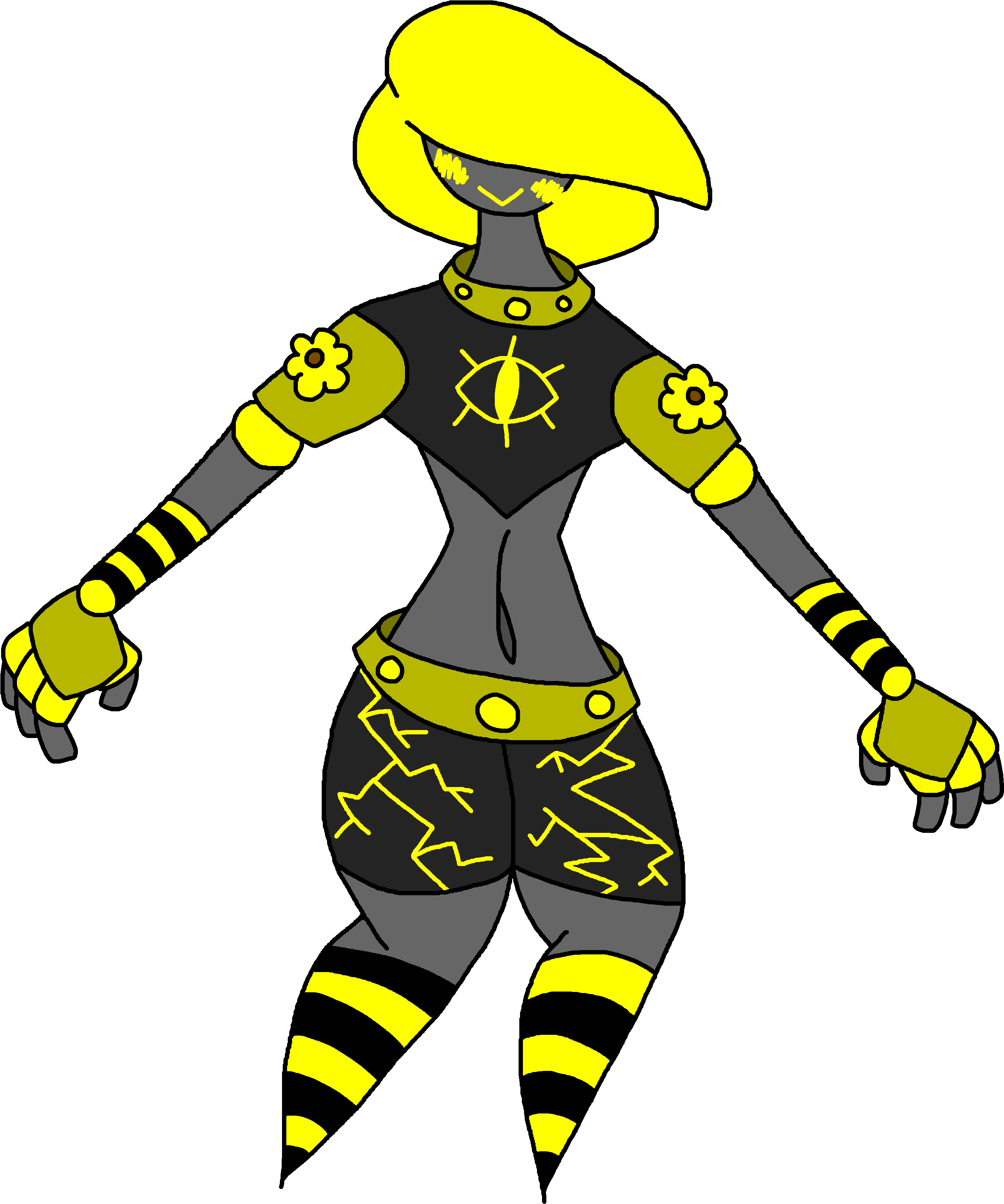 Yellow - Illustration Clipart (2855x3393), Png Download