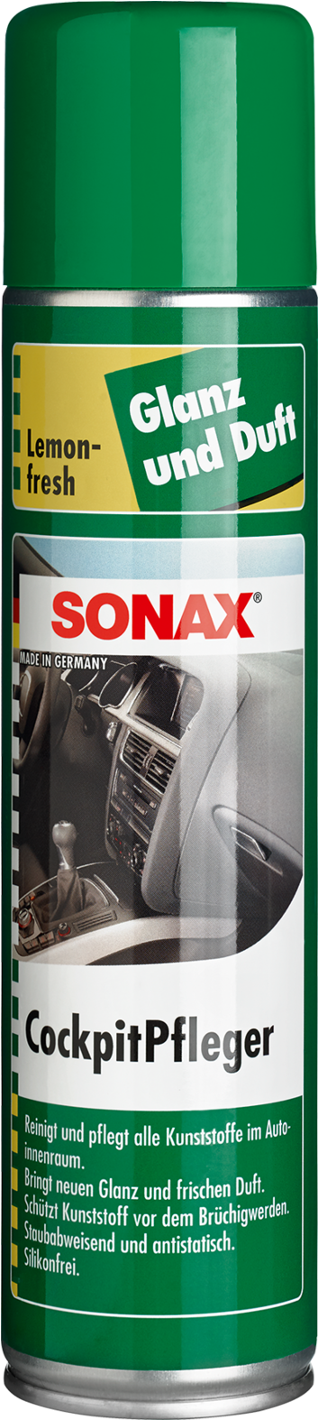 Sonax Cockpit Spray Lemon - 03433000 Clipart (1180x1573), Png Download