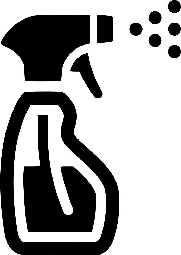 Png File Svg - Cleaning Spray Bottles Clipart Transparent Png (696x980), Png Download