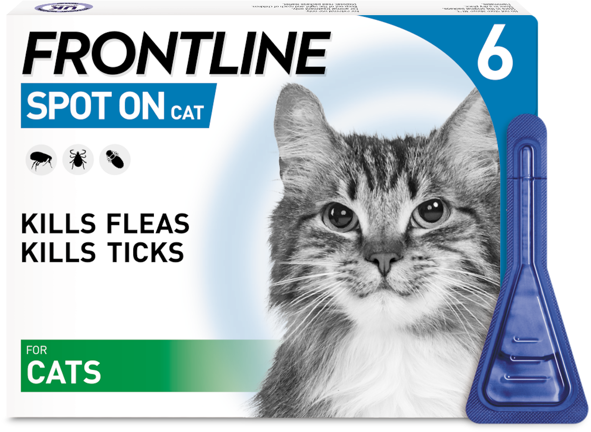 Frontline Flea Spot On Cat - Frontline Spot On For Nursing Dog Clipart (1185x1185), Png Download
