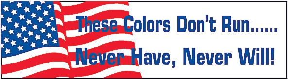 These Colors Don't Run Patriotic Decal - American Flag Clipart (600x600), Png Download