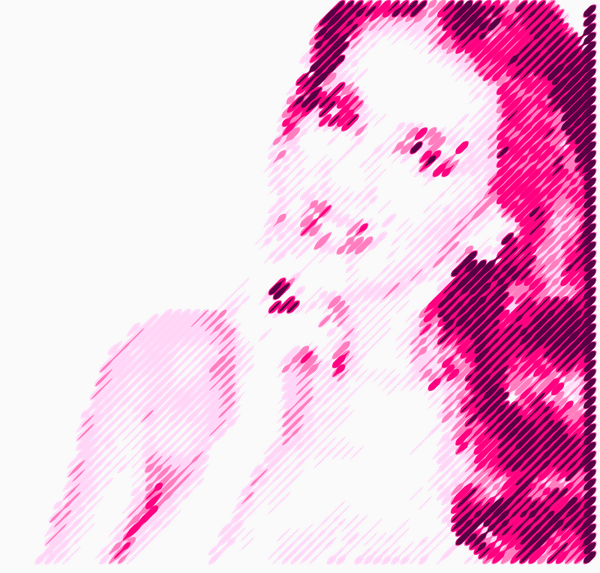 Halftone Line Stroke 4color Gradient Seamless - Illustration Clipart (600x573), Png Download