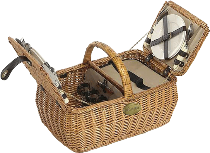 Lifestyle Appliances Dorothy Picnic Hamper Lfs1004 - Picnic Basket Clipart (768x768), Png Download