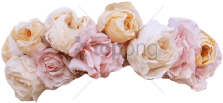 Free Png Flower Crown Transparent Overlay Png Image - Flower Crown Transparent Clipart (850x475), Png Download