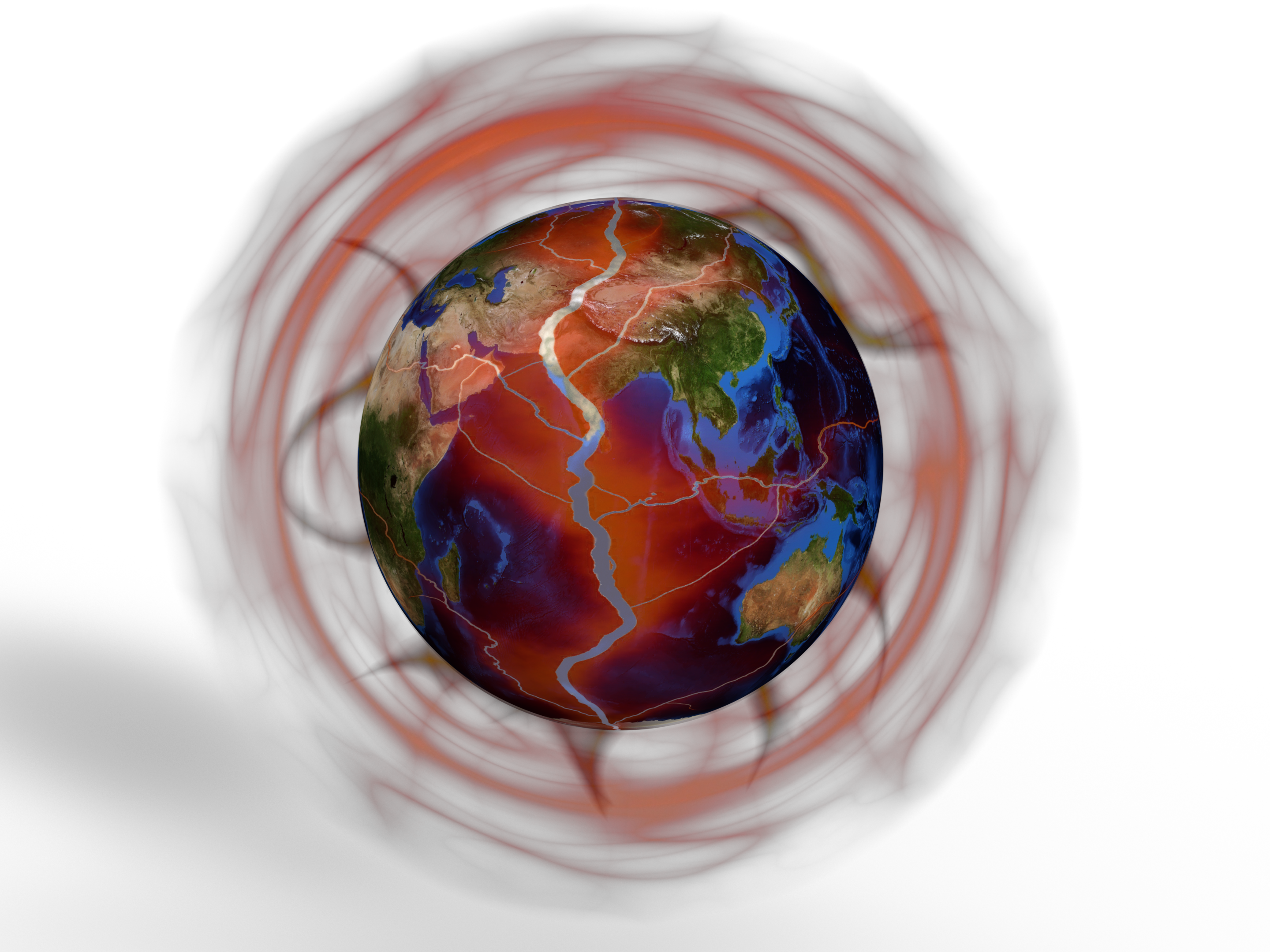 Earth Explosion Collapse 1607409 - Circle Clipart (2880x2160), Png Download