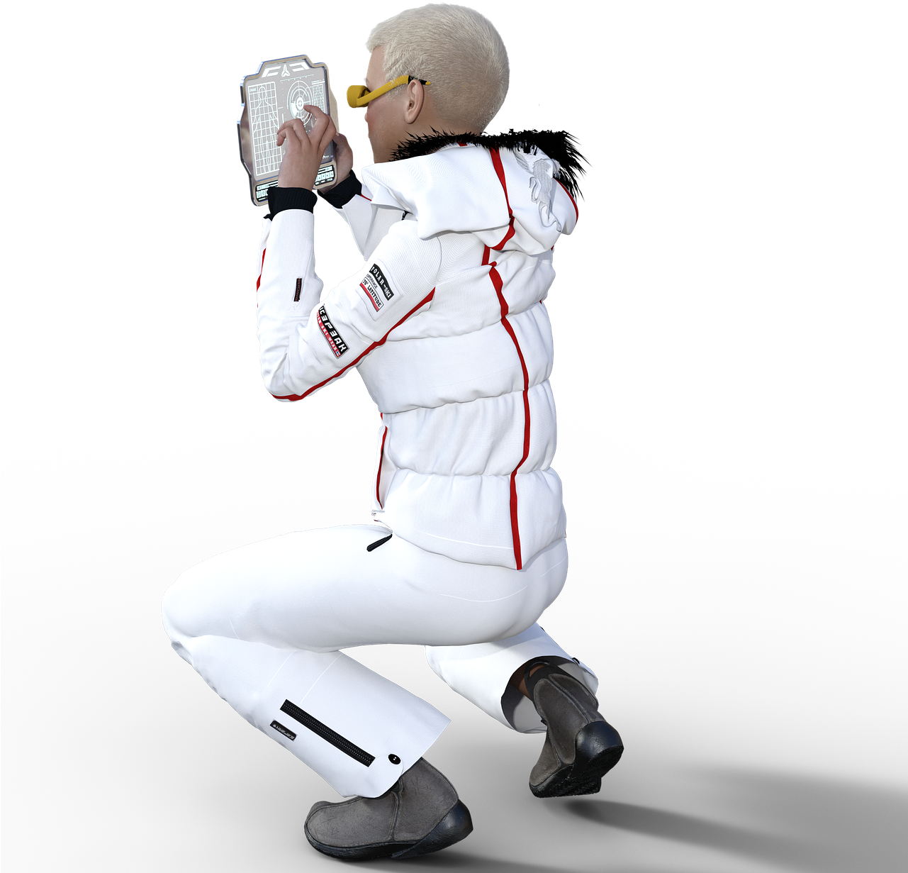 Snow Suit Space Suit Future - Oblek Budoucnosti Clipart (1280x1280), Png Download