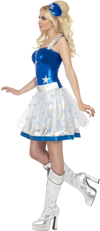 Space Girl Costume - Space Costumes For Girls Clipart (500x793), Png Download