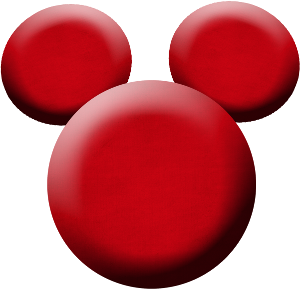 View All Images At Mickey Folder - Mickey Head Red Png Clipart (600x600), Png Download