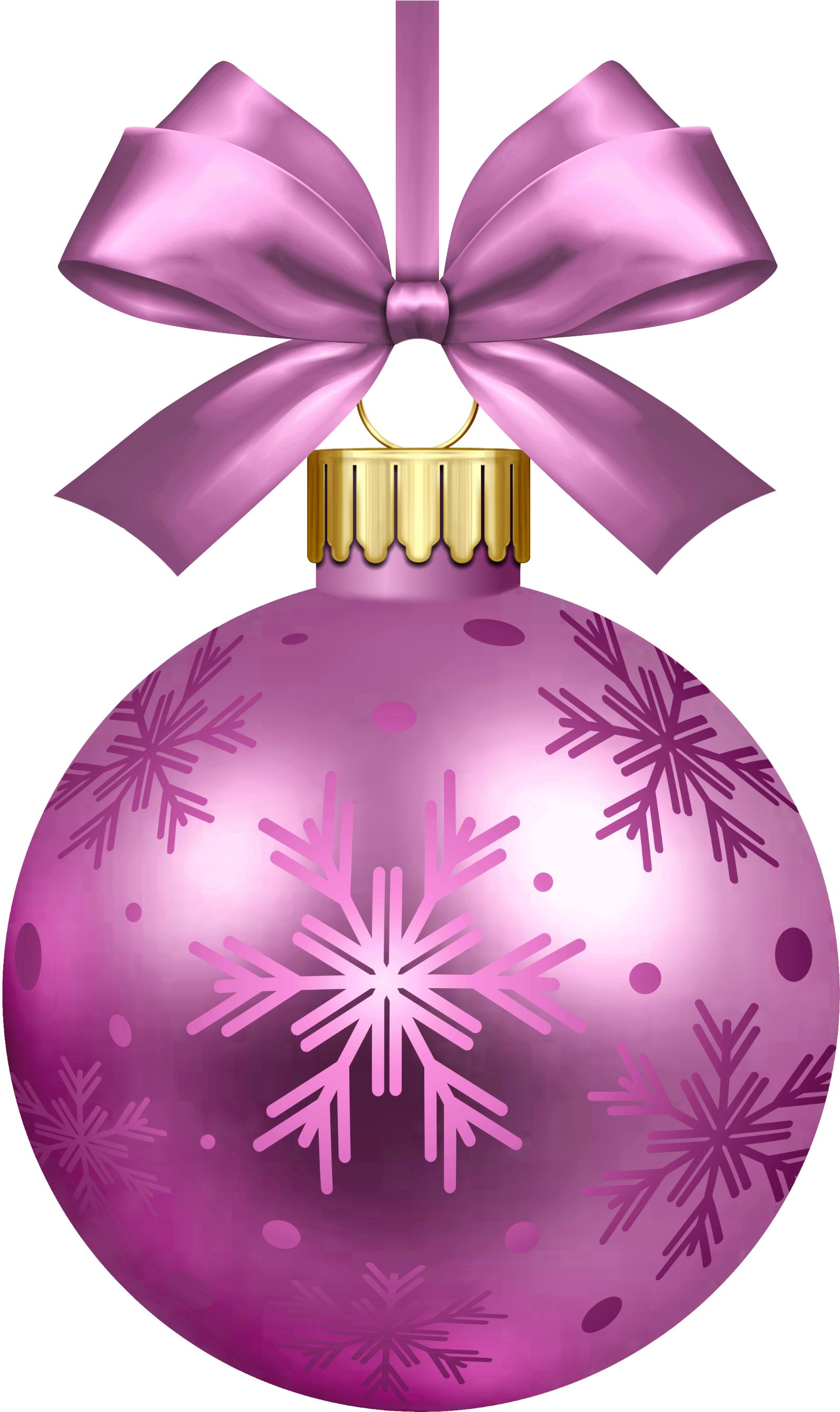 Purple Christmas Bauble - Christmas Tree Decorations Png Clipart (2600x3177), Png Download