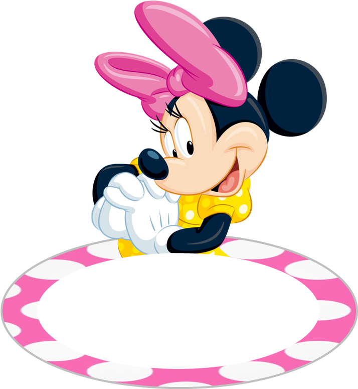 Minnie's Food Label Minnie Mouse Purse, Minnie Mouse - Minnie Mouse Yellow Dress Clipart (734x777), Png Download