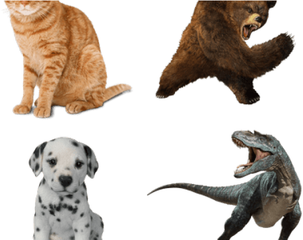 Animals And Their Young Ones Cat Kitten Clipart (640x480), Png Download
