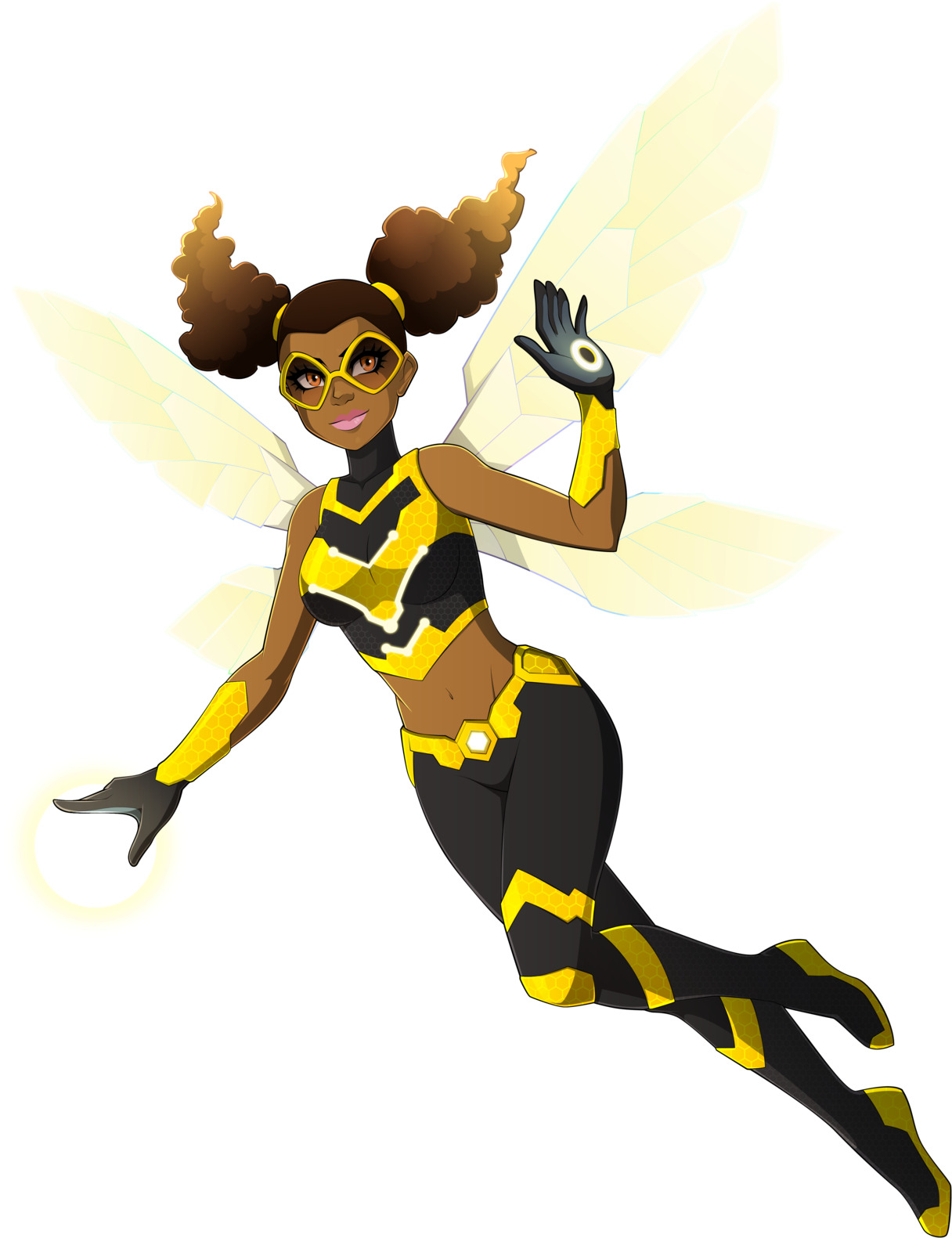 Png - Bumblebee Teen Titans Fanart Clipart (1280x1639), Png Download