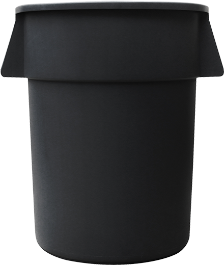 55-gallon Gladiator™ Waste Container - Plastic Clipart (600x600), Png Download