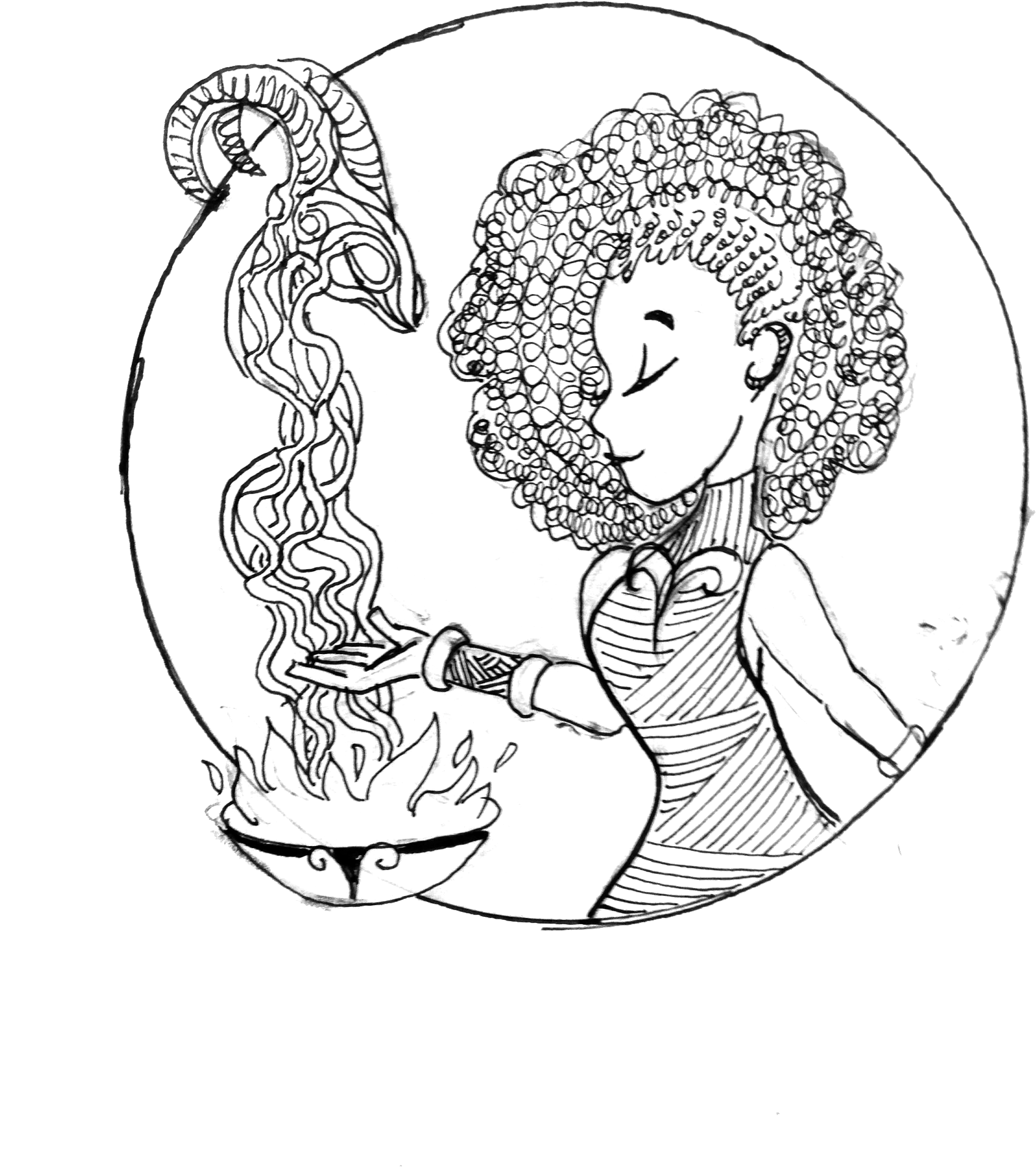 Aries - Illustration Clipart (1836x2448), Png Download