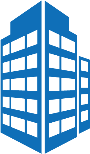 Sna Capital Boston's Premier Real Estate Company - Blue Building Icon Png Clipart (595x552), Png Download