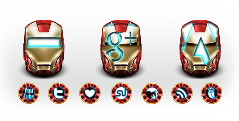 Just - Iron Man Icon Avengers Clipart (792x400), Png Download