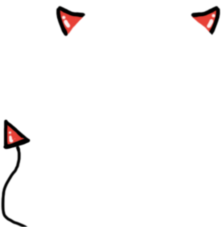 Devil Demon Edit Filter Cute Sticker By Nal - Kawaii Cute Filter Png Clipart (1024x1024), Png Download