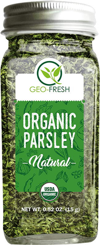 Geo-fresh Organic Parsley Clipart (1000x1000), Png Download