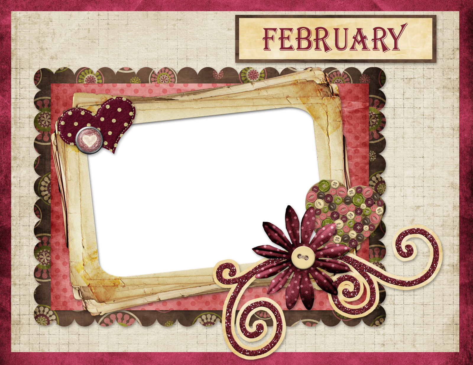 Marco Creativo Familia Frame Frame Material Marco Imagen - Picture Frame Clipart (1600x1236), Png Download