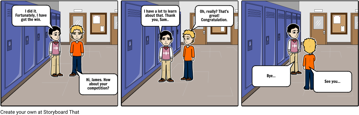 The Competition - Cartoon Clipart (1164x385), Png Download